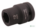Nasadka udarowa sześciokątna 3/4". 19 mm. CrMo. DIN 3129. Waryński