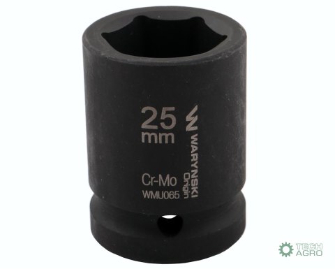 Nasadka udarowa sześciokątna 3/4". 25 mm. CrMo. DIN 3129. Waryński Nasadka udarowa sześciokątna 3/4". 25 mm. CrMo. DIN 3129. Waryński