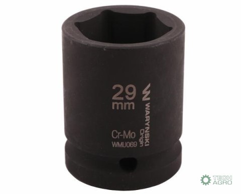 Nasadka udarowa sześciokątna 3/4". 29 mm. CrMo. DIN 3129. Waryński Nasadka udarowa sześciokątna 3/4". 29 mm. CrMo. DIN 3129. Waryński