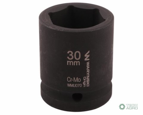 Nasadka udarowa sześciokątna 3/4". 30 mm. CrMo. DIN 3129. Waryński Nasadka udarowa sześciokątna 3/4". 30 mm. CrMo. DIN 3129. Waryński