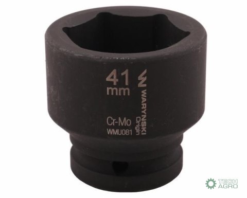 Nasadka udarowa sześciokątna 3/4". 41 mm. CrMo. DIN 3129. Waryński Nasadka udarowa sześciokątna 3/4". 41 mm. CrMo. DIN 3129. Waryński