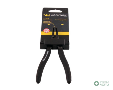 Specjalistyczne szczypce do pierścieni osadczych 127 mm zewnętrzne wygięte Waryński Specjalistyczne szczypce do pierścieni osadczych 127 mm zewnętrzne wygięte Waryński