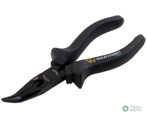 Szczypce wydłużone wygięte 160 mm Waryń ski Szczypce wydłużone wygięte 160 mm Waryń ski