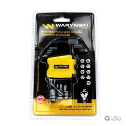 ZESTAW KLUCZY HEX 1.5-10 S2 9EL WARYŃSKI WARYŃSKI