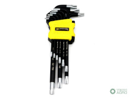 ZESTAW KLUCZY PRZEDŁ.TORX T10-T50 9EL WARYŃSKI