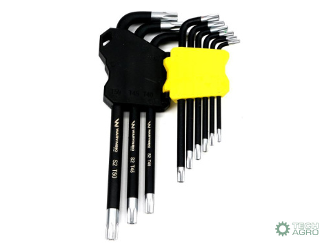 ZESTAW KLUCZY PRZEDŁ.TORX T10-T50 9EL WARYŃSKI ZESTAW KLUCZY PRZEDŁ.TORX T10-T50 9EL WARYŃSKI