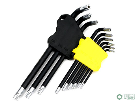ZESTAW KLUCZY PRZEDŁ.TORX T10-T50 9EL WARYŃSKI ZESTAW KLUCZY PRZEDŁ.TORX T10-T50 9EL WARYŃSKI