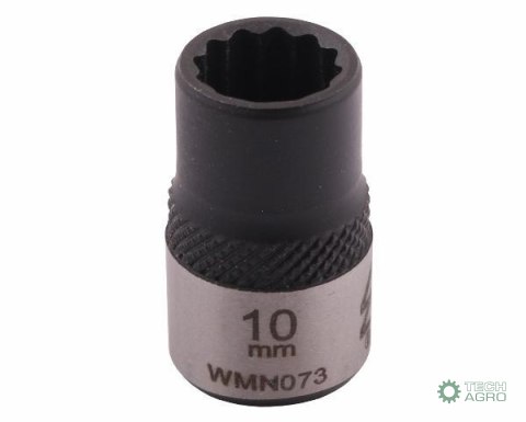 "Nasadka dwunastokątna 3/8"". 10 mm. CrV 0BV30. DIN 3124. Waryński "Nasadka dwunastokątna 3/8"". 10 mm. CrV 0BV30. DIN 3124. Waryński