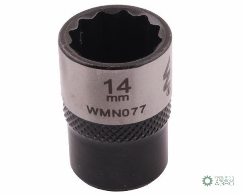 "Nasadka dwunastokątna 3/8"". 14 mm. CrV 0BV30. DIN 3124. Waryński "Nasadka dwunastokątna 3/8"". 14 mm. CrV 0BV30. DIN 3124. Waryński