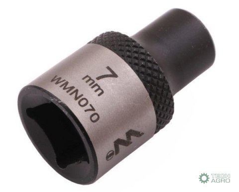 "Nasadka dwunastokątna 3/8"". 7 mm. CrV5 BV30. DIN 3124. Waryński "Nasadka dwunastokątna 3/8"". 7 mm. CrV5 BV30. DIN 3124. Waryński