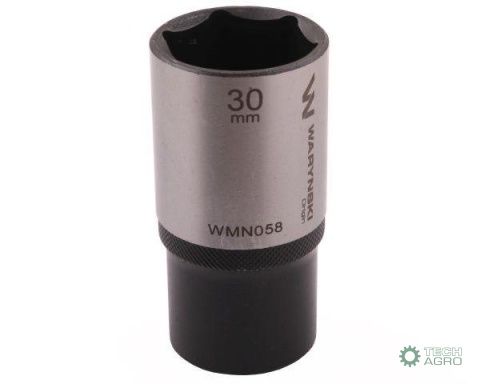 "Nasadka sześciokątna 1/2"". 30 mm. dług . CrV50BV30. DIN 3124. Waryński "Nasadka sześciokątna 1/2"". 30 mm. dług . CrV50BV30. DIN 3124. Waryński