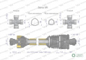 Wał przegubowo-teleskopowy 1010-1560mm 830Nm szerokokątny CE 2020 seria 6R WARYŃSKI