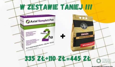 Axial Komplett Pak - Axial 50 EC 2 x 1L + Winnetou 20 WG 40G+Dr.Green Zboże 4kg Axial Komplett Pak - Axial 50 EC 2 x 1L + Winnetou 20 WG 40G+Dr.Green Zboże 4kg