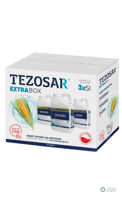 Tezosar Extra Box na 7ha -Nikosar 5l+Tezosar 5l+Juzan 5l Tezosar Extra Box na 7ha -Nikosar 5l+Tezosar 5l+Juzan 5l