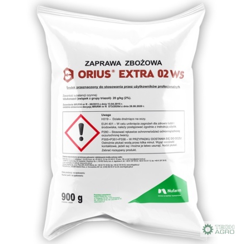 ZAPRAWA ORIUS EXTRA 02WS 0.9kg ZAPRAWA ORIUS EXTRA 02WS 0.9kg