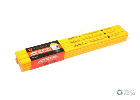 Ołówek przemysłowy - do szkła glazury i metalu / 300mm / TEGER (sprzedawane po 12 szt) Ołówek przemysłowy - do szkła glazury i metalu / 300mm / TEGER (sprzedawane po 12 szt)