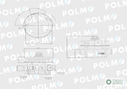 Pompa zasilająca 0011380830 POLMO Pompa zasilająca 0011380830 POLMO