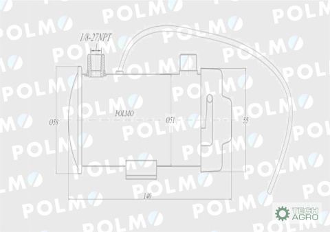 Pompa zasilająca 82006984 POLMO Pompa zasilająca 82006984 POLMO