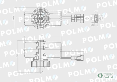 Pompa zasilająca 87327688 POLMO Pompa zasilająca 87327688 POLMO