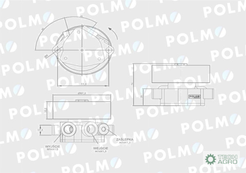 Pompa zasilająca F716200710010 POLMO Pompa zasilająca F716200710010 POLMO
