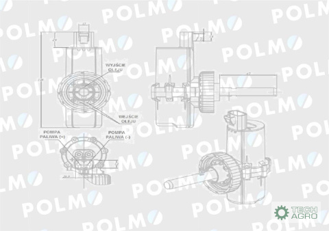 Pompa zasilająca RE505825 POLMO Pompa zasilająca RE505825 POLMO