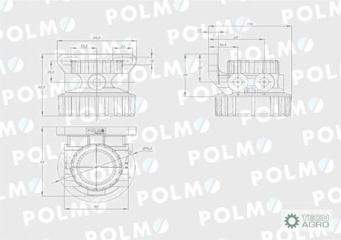Pompa zasilająca RE522869 POLMO Pompa zasilająca RE522869 POLMO