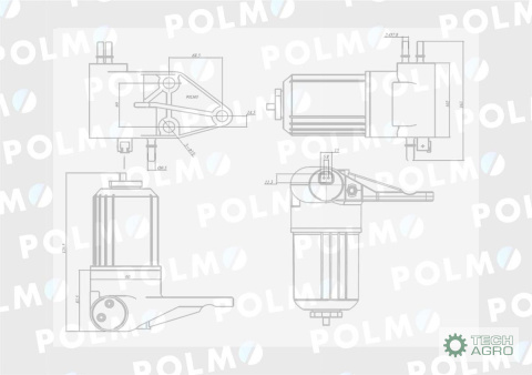 Pompa zasilająca n.typ elektryczna z filtrem 4132A015 POLMO Pompa zasilająca n.typ elektryczna z filtrem 4132A015 POLMO