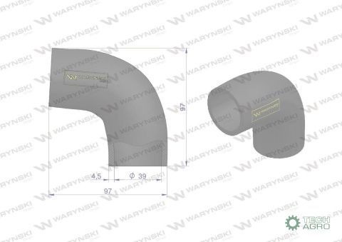 PRZEWÓD GUM.KOL.WARYŃSKI 3132719R1 PRZEWÓD GUM.KOL.WARYŃSKI 3132719R1