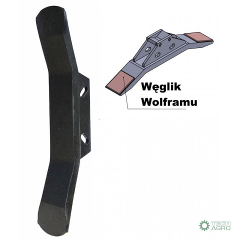 Dłuto grządzieli BEDNAR - Napawane - zamiennik Dłuto grządzieli BEDNAR - Napawane - zamiennik
