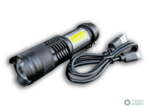 Latarka uniwersalna ładowana USB z funkcją POWER BANK 2200mAh XPS 300 lm Teger Latarka uniwersalna ładowana USB z funkcją POWER BANK 2200mAh XPS 300 lm Teger