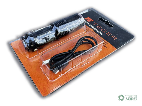 Latarka uniwersalna ładowana USB z funkcją POWER BANK 2200mAh XPS 300 lm Teger Latarka uniwersalna ładowana USB z funkcją POWER BANK 2200mAh XPS 300 lm Teger
