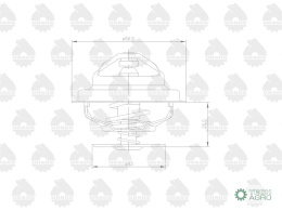 TERMOSTAT C385 6CYL U