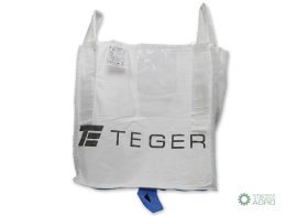 Worek BIG BAG 1500kg wzmocniony. 90 x 90 x 90. 4 uchwyty+ 2 wzmocnione doszyte do dna. Góra otwarta/ Dół zamknięty /TEGER