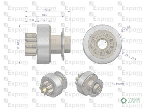 Zespół sprzęgający rozrusznika ( Typ Iskra ) MSX 1376, 16.902.183 EXPOM KWIDZYN eu Zespół sprzęgający rozrusznika ( Typ Iskra ) MSX 1376, 16.902.183 EXPOM KWIDZYN eu