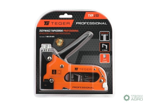 Zszywacz tapicerski PROFESSIONAL (typ J/53) / 4-14mm / TEGER