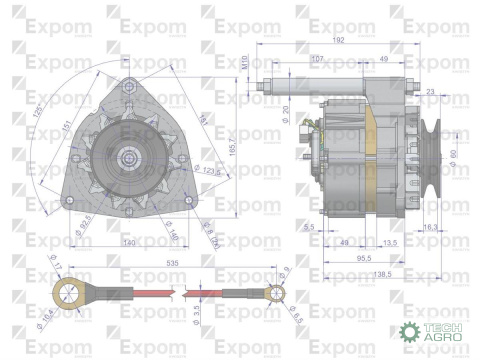 Alternator kompletny C-360 EXPOM EXPOM KWIDZYN eu Alternator kompletny C-360 EXPOM EXPOM KWIDZYN eu