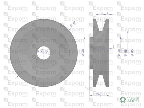 Koło pasowe alternatora 7017732M1 MF3 Nowy Typ EXPOM KWIDZYN eu Koło pasowe alternatora 7017732M1 MF3 Nowy Typ EXPOM KWIDZYN eu