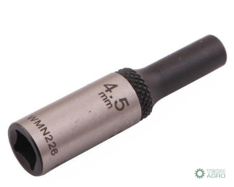 "Nasadka dwunastokątna 1/4"". 4.5 mm. dł ga. CrV50BV30. DIN 3124. Waryński "Nasadka dwunastokątna 1/4"". 4.5 mm. dł ga. CrV50BV30. DIN 3124. Waryński