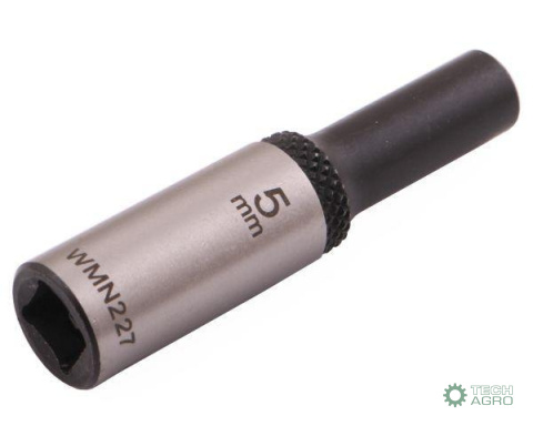 "Nasadka dwunastokątna 1/4"". 5 mm. dług . CrV50BV30. DIN 3124. Waryński "Nasadka dwunastokątna 1/4"". 5 mm. dług . CrV50BV30. DIN 3124. Waryński