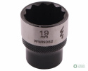 "Nasadka dwunastokątna 3/8"". 19 mm. CrV 0BV30. DIN 3124. Waryński