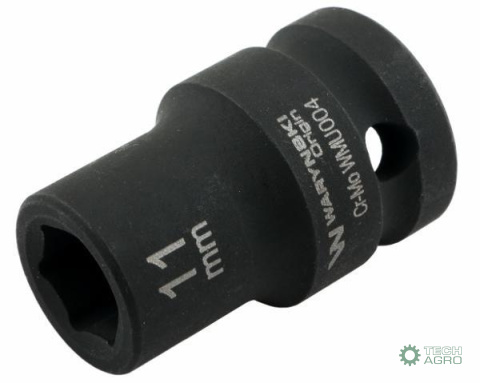 Nasadka udarowa sześciokątna 1/2". 11 mm. CrMo. DIN 3129. Waryński Nasadka udarowa sześciokątna 1/2". 11 mm. CrMo. DIN 3129. Waryński