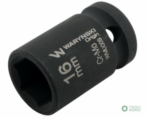 Nasadka udarowa sześciokątna 1/2". 16 mm. CrMo. DIN 3129. Waryński Nasadka udarowa sześciokątna 1/2". 16 mm. CrMo. DIN 3129. Waryński