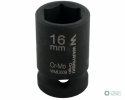 Nasadka udarowa sześciokątna 1/2". 16 mm. CrMo. DIN 3129. Waryński
