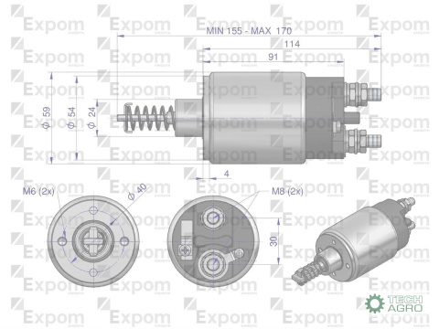 WYŁĄCZNIK ROZR.R11B M8 MF EXPOM WYŁĄCZNIK ROZR.R11B M8 MF EXPOM