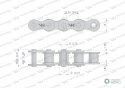 ŁAŃCUCH 12B1-144PS ADAPTER WARYŃSKI