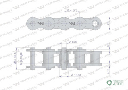 ŁAŃCUCH 16B1-104PZ ADAPTER WARYŃSKI