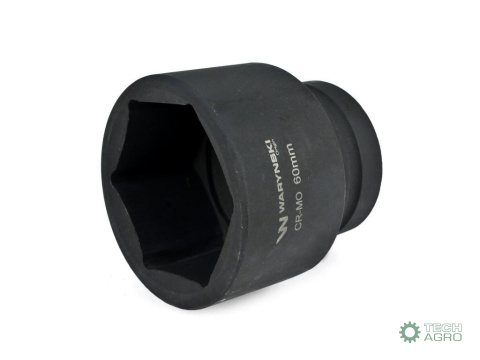 Nasadka udarowa 1" sześciokątna 60mm Waryński Nasadka udarowa 1" sześciokątna 60mm Waryński