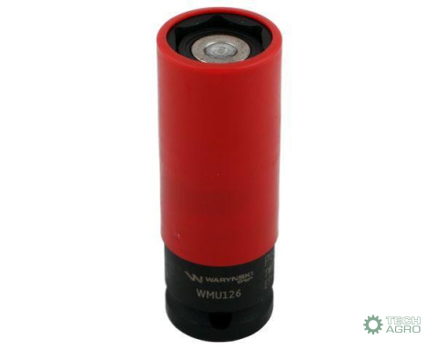 Nasadka udarowa 1/2 z magnesem do felg aluminiowych. 21mm. Waryński Nasadka udarowa 1/2 z magnesem do felg aluminiowych. 21mm. Waryński