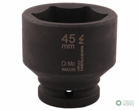 Nasadka udarowa sześciokątna 3/4". 45 mm. CrMo. DIN 3129. Waryński Nasadka udarowa sześciokątna 3/4". 45 mm. CrMo. DIN 3129. Waryński