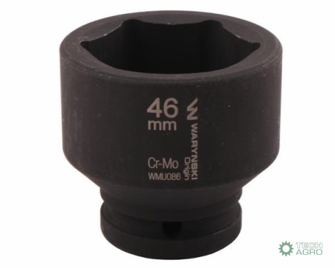 Nasadka udarowa sześciokątna 3/4". 46 mm. CrMo. DIN 3129. Waryński Nasadka udarowa sześciokątna 3/4". 46 mm. CrMo. DIN 3129. Waryński
